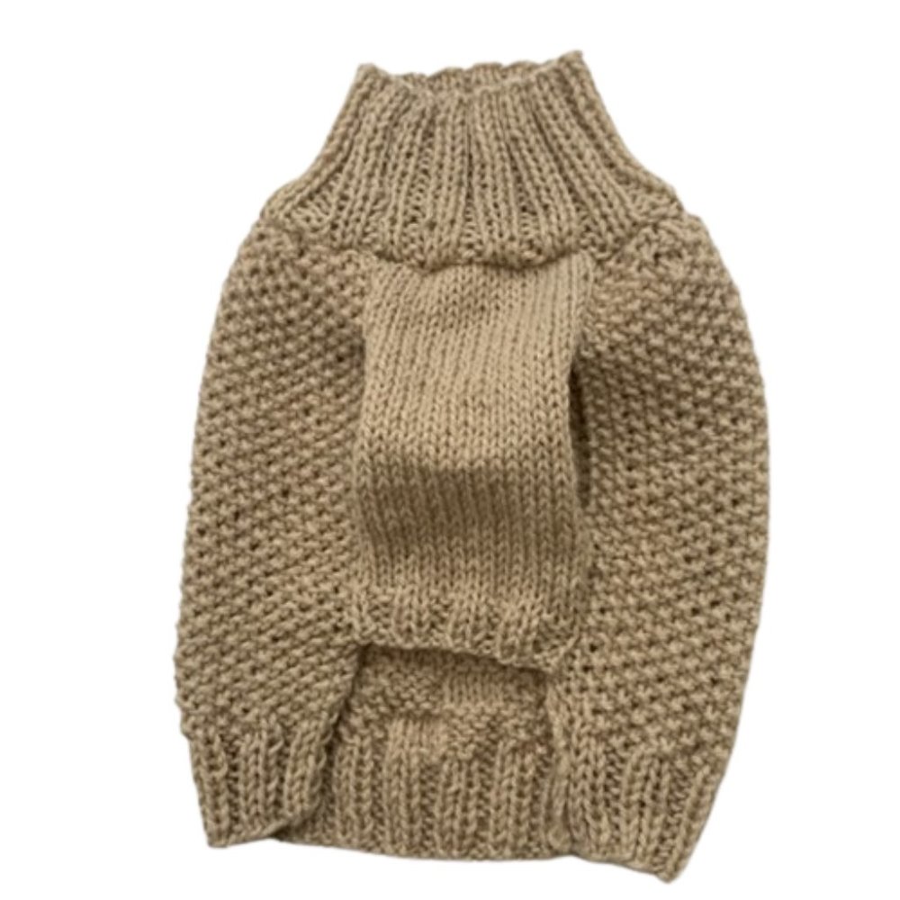 Handemade Dog Sweater Warm Fleece Coat Sweatshirt Pullover Dog Vest Soft